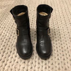 Jimmy Choo Youth Biker Leather Unlined Boots